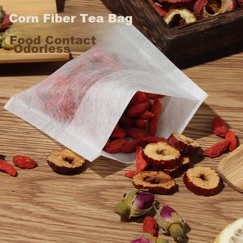 MAXCOOK Tea Bag, Disposable Corn Fiber Tea Infuser Bags, Soup And Marinade Strainer Bags 8*10, 150 Pieces MCPJ0085