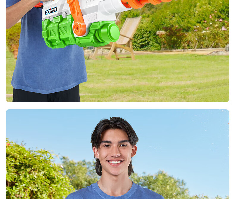 ZURU Super Attack Crazy Water Cannon Quick-Fill Water Gun, Water Play Toy, Birthday Gift for Boys And Girls 7