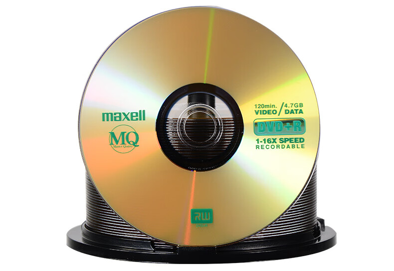 Maxell DVD+R Discs, Recordable Discs, Blank Discs, 16x Speed 4.7GB, Office Series, Taiwan-Made Business Gold Discs, Bulk Pack of 50 Pieces 1
