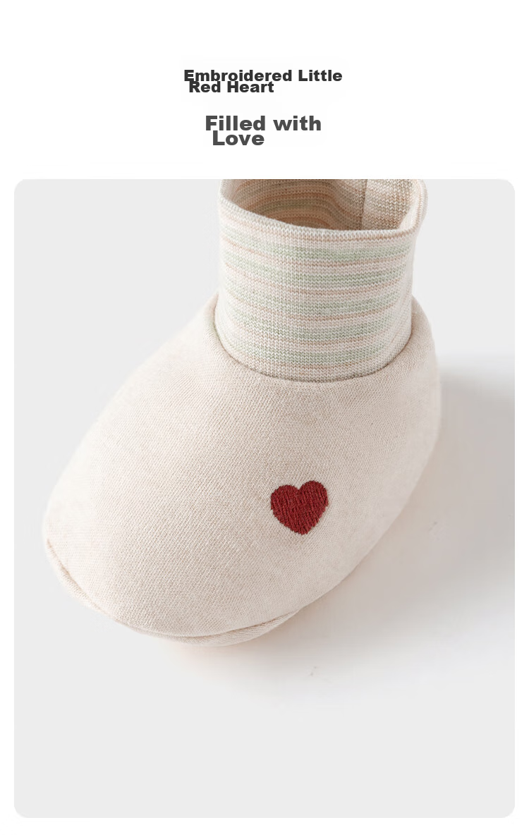 Babylove Newborn Foot Covers Spring And Autumn Style, Infant Protective Foot Shoes, Socks for Baby Boys And Girls, Pure Cotton All-Season Socks 9