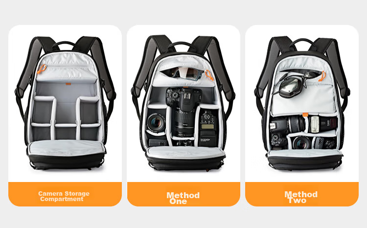 LOWEPRO Leshebao Camera Bag, Tahoe BP150 Backpack Photography Bag for Men And Women, Sports Camera Bag for DSLR And Mirrorless Cameras, Multifunctional Portable Drone Bag, Gray (LP37232-PWW) 9