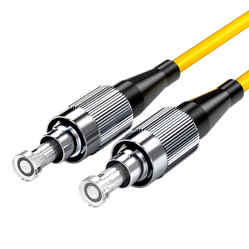 SAMZHE Fiber Optic Patch Cable, Telecom-Grade FC-ST Single-Mode Single-Core, Low Smoke Zero Halogen Environmentally Friendly Fiber Optic Cable, Transceiver Pigtail, 3 Meters G0-FCST03