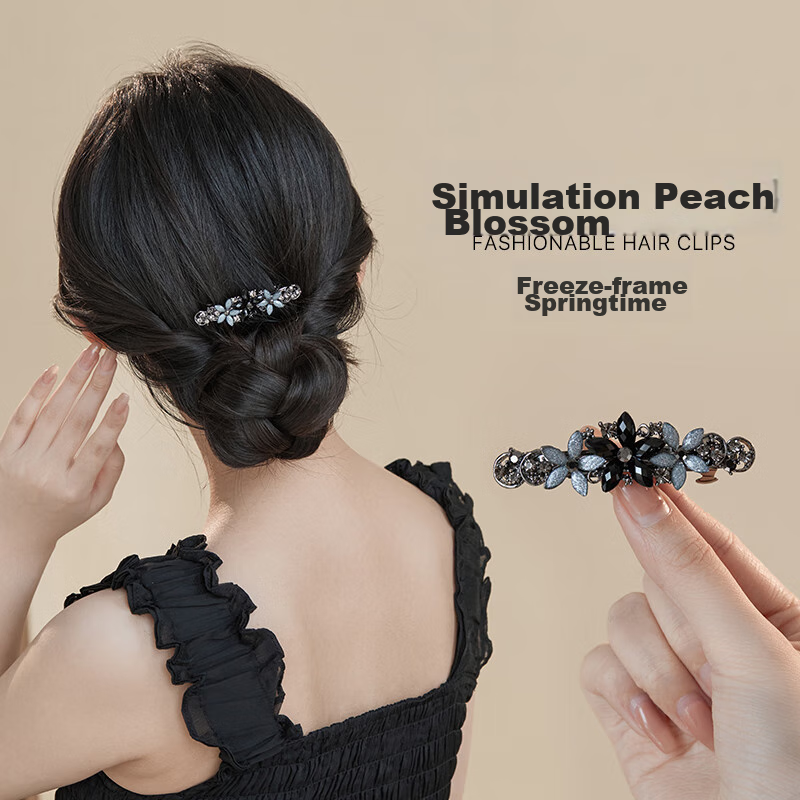 CHIMERA Exquisite Hair Clip Women's High-End Hairpin Barrette Horizontal Clip Zhenlan Gift Box Valentine's Day Gift