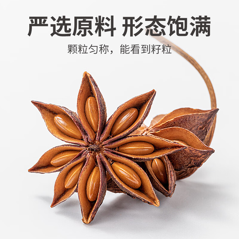方家铺子中华老字号 大料大红八角120g/瓶 茴香香料香精料烹饪佐料卤味