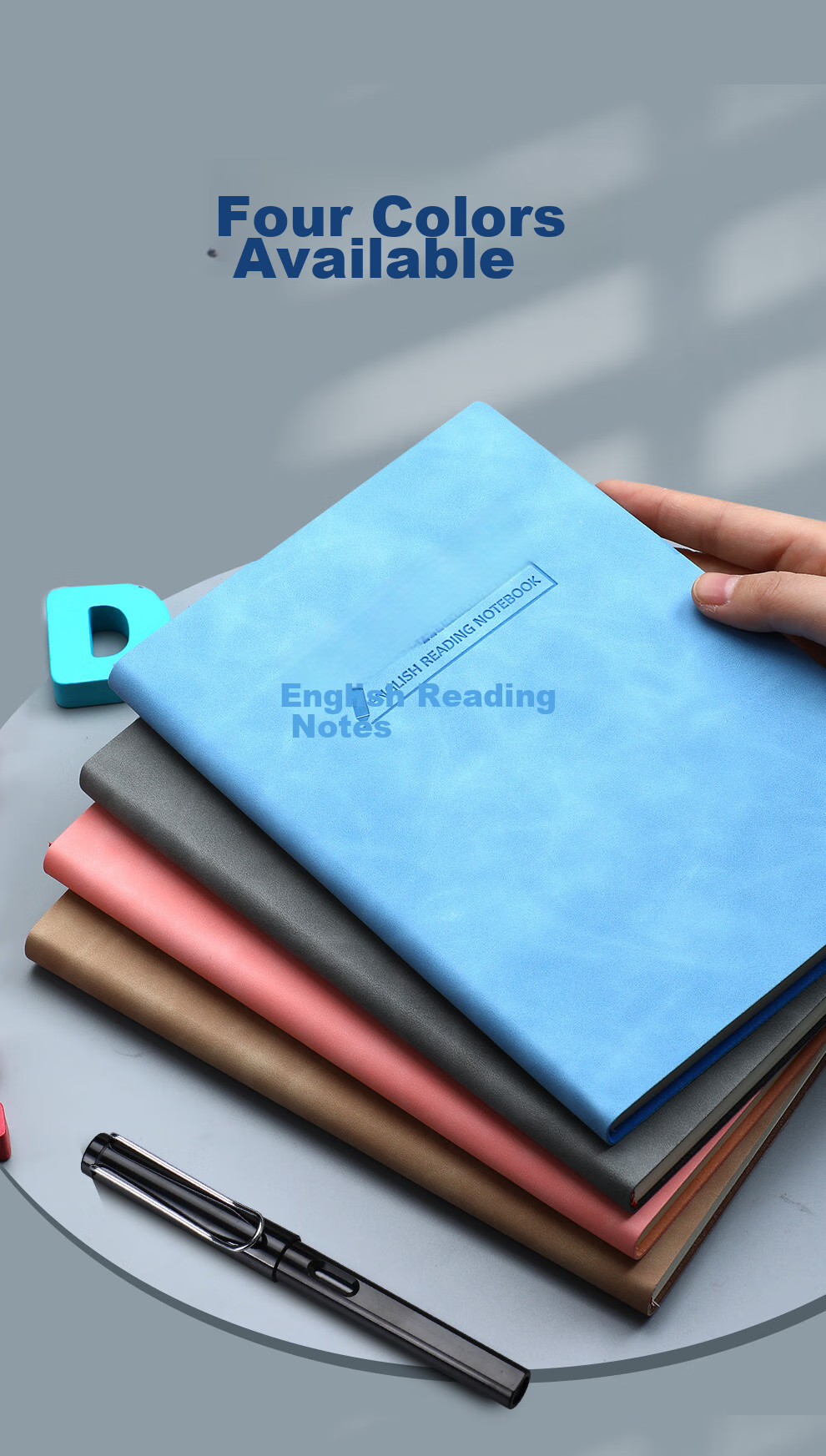 Jiaranheng English Reading Record Book, Extracurricular Reading Material, After-Reading Notes, Specialized Notebook for High School And Middle School Students, Good Words And Phrases Collection Book, Thickened A5 Pink 2