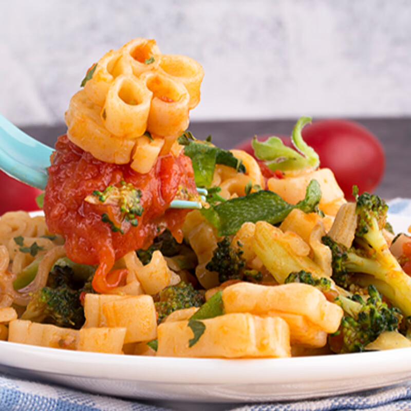 麦丽莎希腊进口粉红小猪儿童意大利面 500g 卡通趣味低脂高蛋白儿童意面