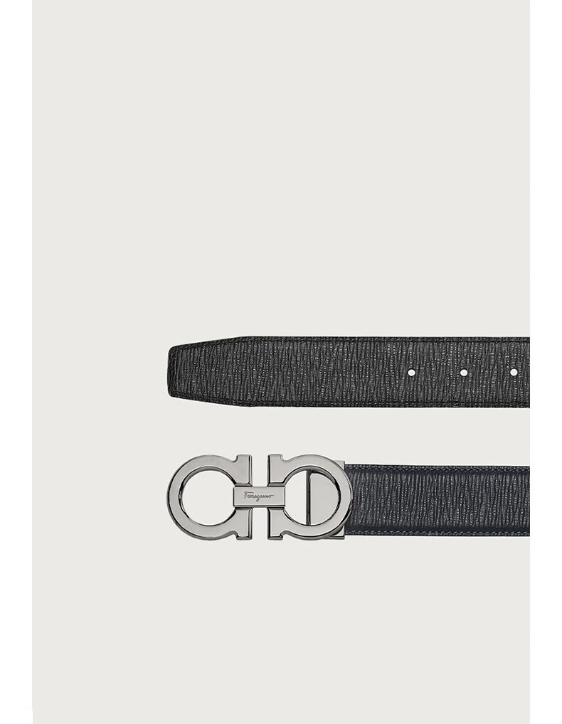 Ferragamo Men's Reversible Gancini Belt 0746507_C _110 Gift for Boyfriend 8