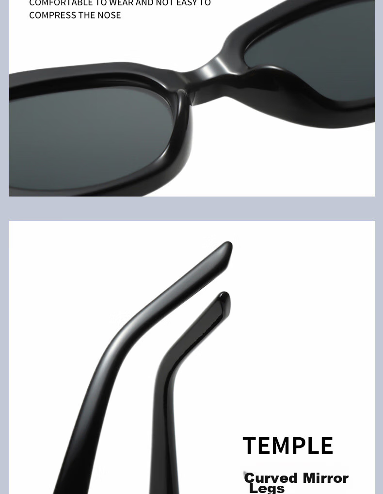 Boshide Children's Sunglasses, Cat Eye Glasses, Retro UV Protection Parent-Child Style, Black Frame with Gray Lenses 15