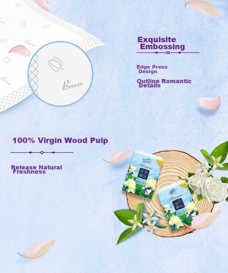 APP Handkerchief Tissues, 4-Ply, 7 Sheets*18 Packs, Portable Small Packets, Jiangnan White Tea, Large Size 6