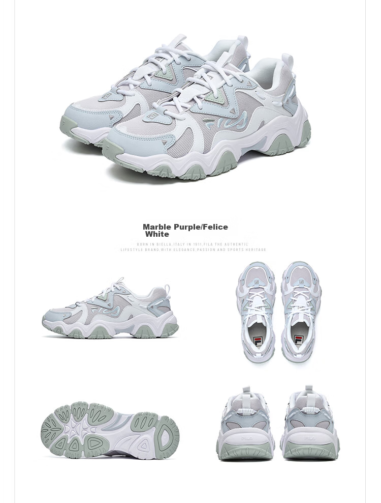 FILA Cat Paw 4 | Women's Chunky Sneakers, Height-Increasing Breathable Platform Sports Shoes, Thick-Soled Casual Shoes 11