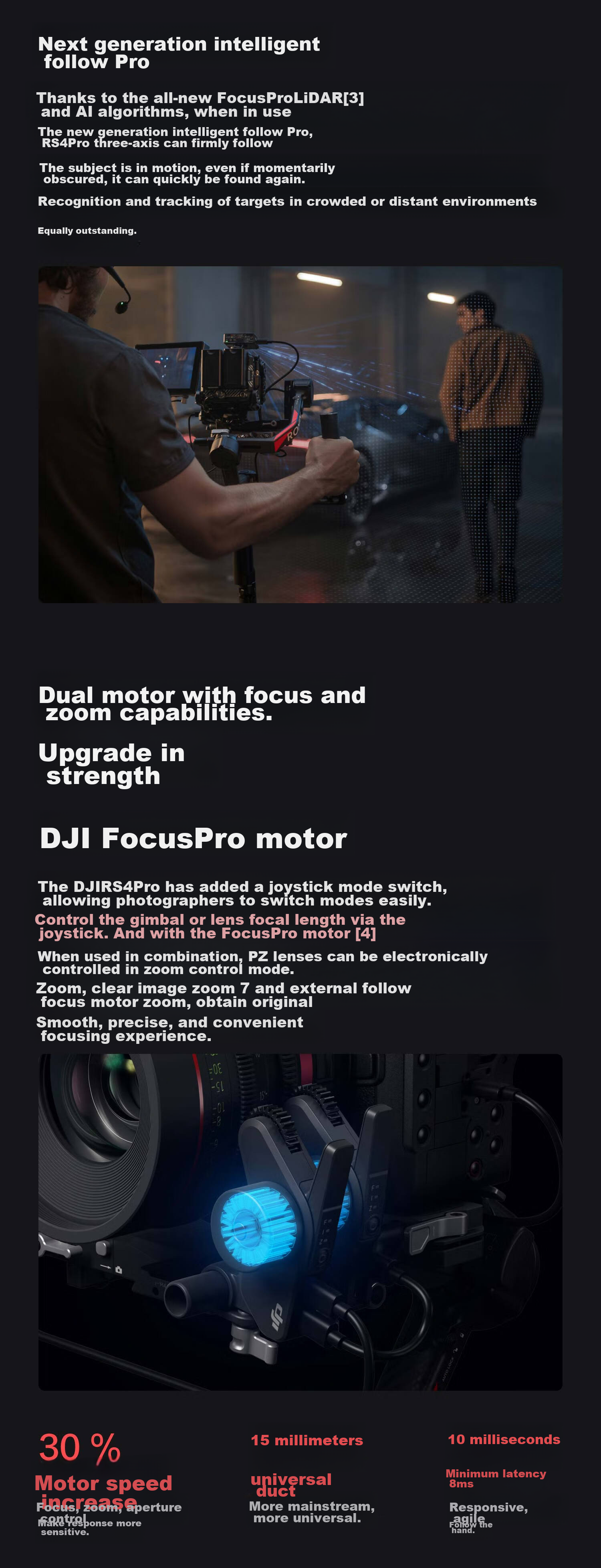 DJI RS 4 Pro, Handheld Gimbal Stabilizer, Three-Axis Anti-Shake Handheld Shooting Stabilizer, 4.5kg Load Capacity, Flagship Professional Model 9