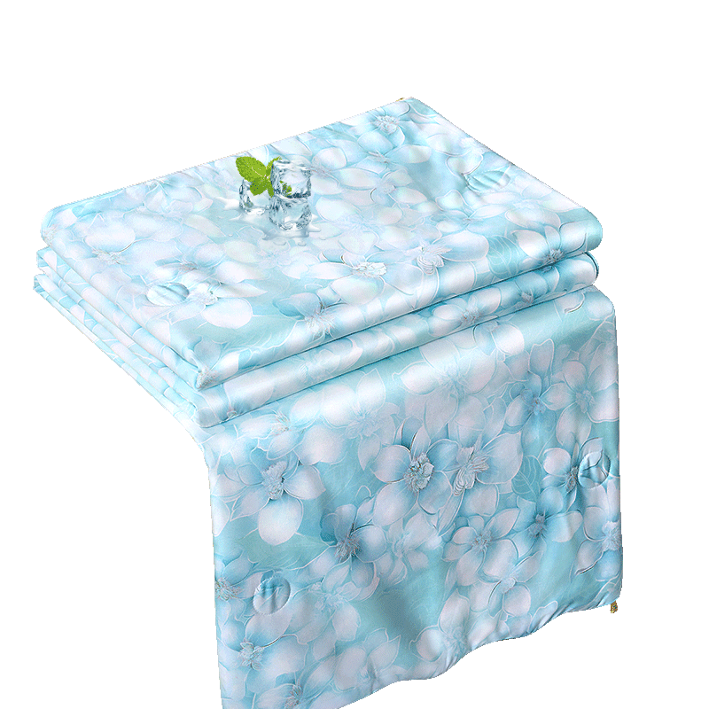 FUANNA Silk Quilt, 100% Silk Summer Cool Quilt, Double-Sized Antibacterial Air Conditioning Quilt, Thin Summer Comforter Core, Approximately 2.8 Jin (1.4 Kg), 203x229cm