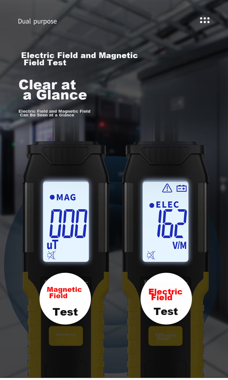 Renmin Electromagnetic Radiation Detector Professional Electromagnetic Wave Measurement Device for Home Appliances, Computers, Mobile Phones, And High-Voltage Lines High-Frequency Monitoring Instrument 9