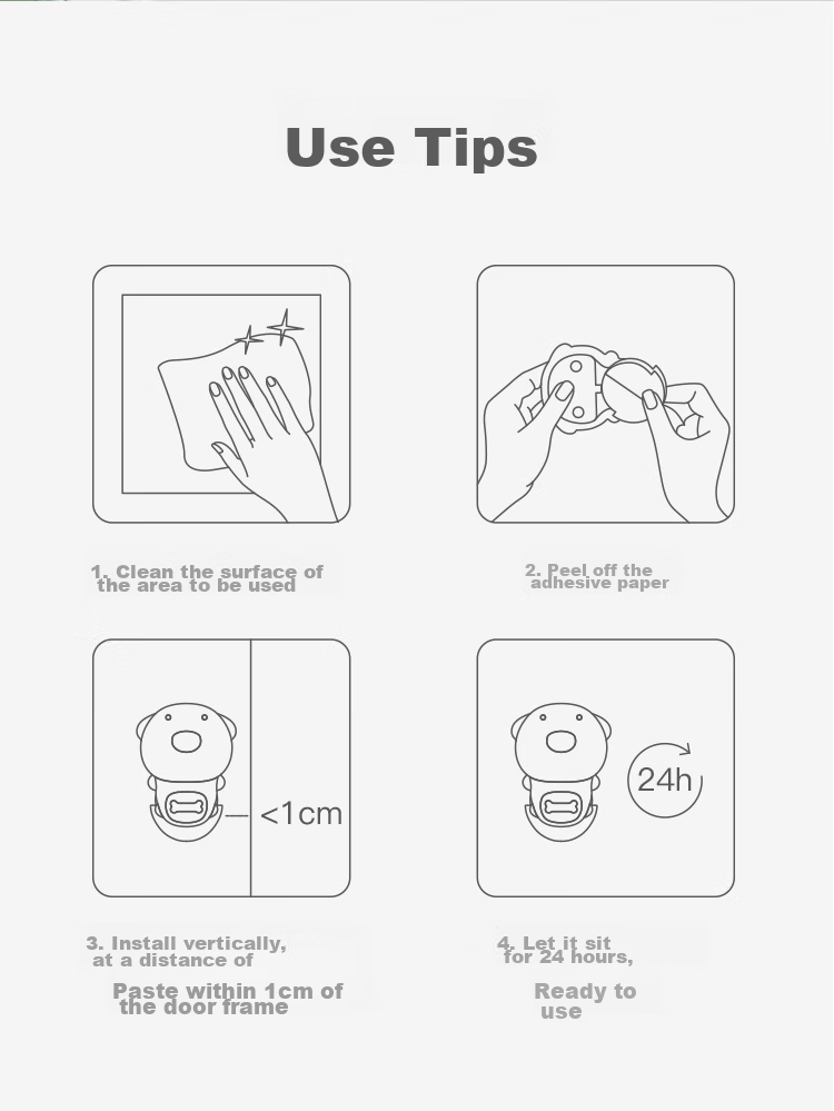 Babycare Child Safety Door Stopper, Anti-Pinch Hand Guard, Anti-Collision Silicone Door Stopper, Aotemi 9