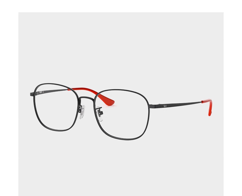 RayBan Metal Square Prescription Glasses Frame, Retro Lightweight Cosmetic Optical Frames, 0RX6418D Gift 4