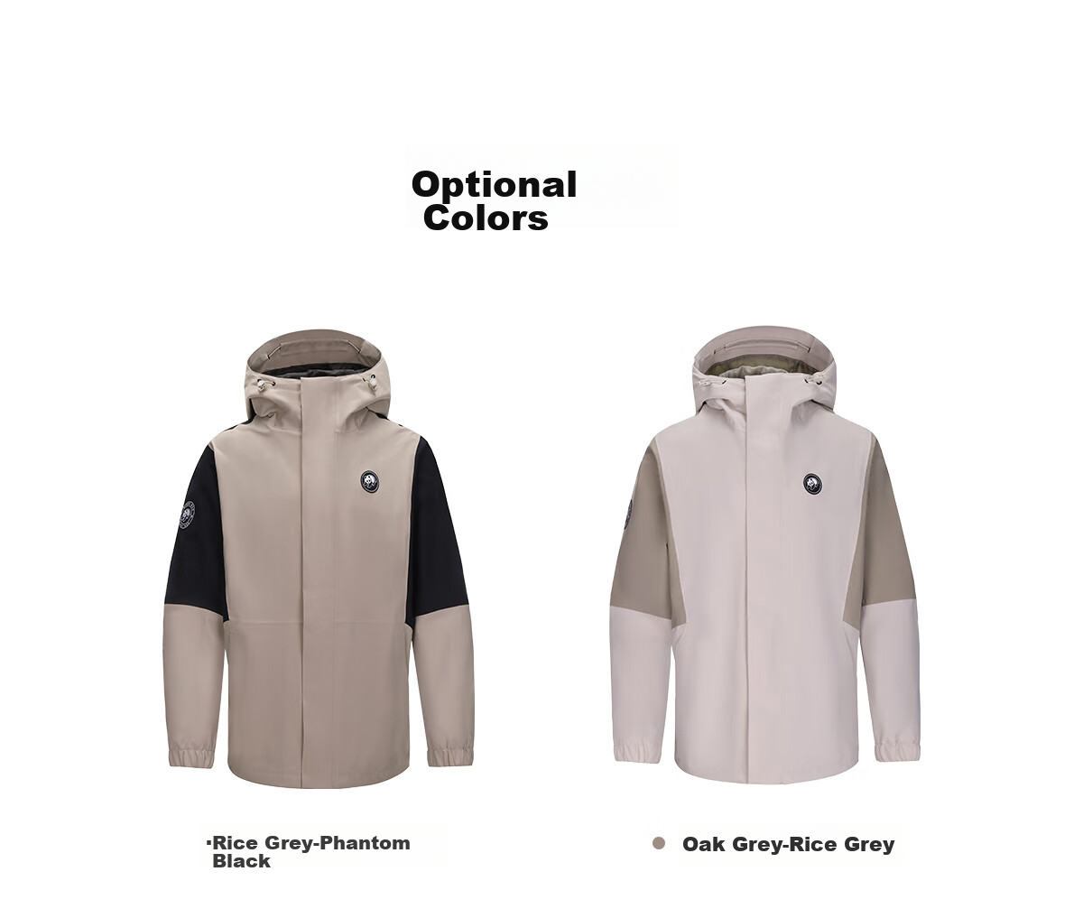 CAMEL Panda Series Triple-Protection Windbreaker Hard Shell Jacket Outdoor Mountaineering Coat AA12235456 45
