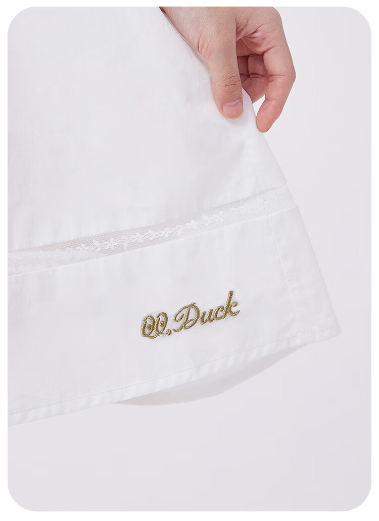 QQ DUCK Girls' Dress, Children's Summer Princess Dress, Youth Skirt, Gift for Holidays And Performances, Formal Dress, White 16