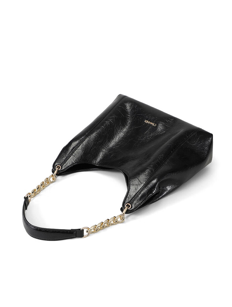 C.BANNER Leather Handbag Women's Shoulder Tote Bag Chain Bag Underarm Bag Brand Birthday Gift for Girlfriend on May 20 9