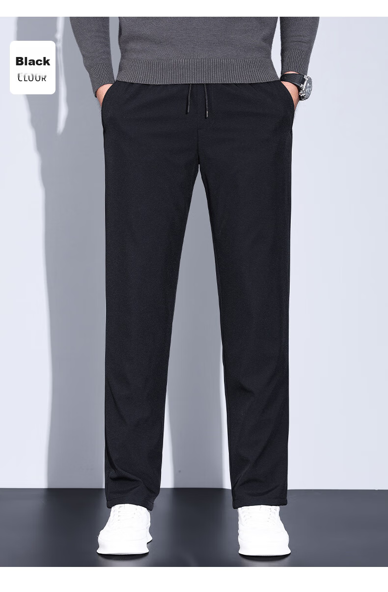 YAYA Goose down Pants for Men, Straight-Leg Thick Style, Warm for Outdoor Wear, Autumn And Winter New Design, Versatile Casual Pants for Young And Middle-Aged, K02 18