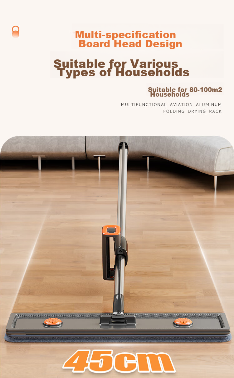 Jiabangshou 40cm Mop with Original Cloth, Squeegee [40 Styles with Original Cloth] *2 10