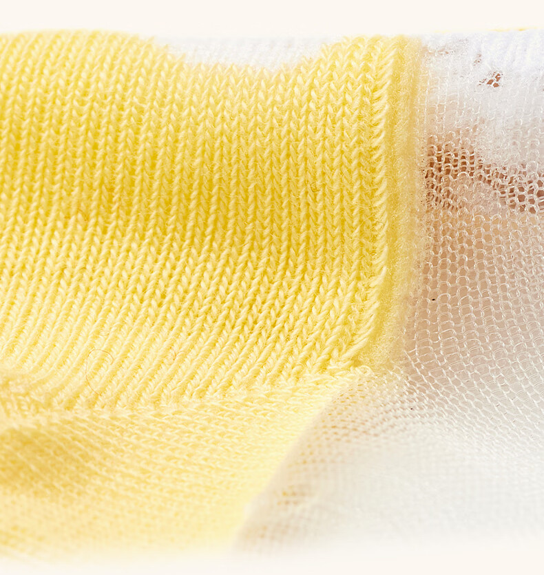 Baby Summer Ultra-Thin Mesh Ice Silk Crystal Short Socks for 1-2 Year Old Girls 4