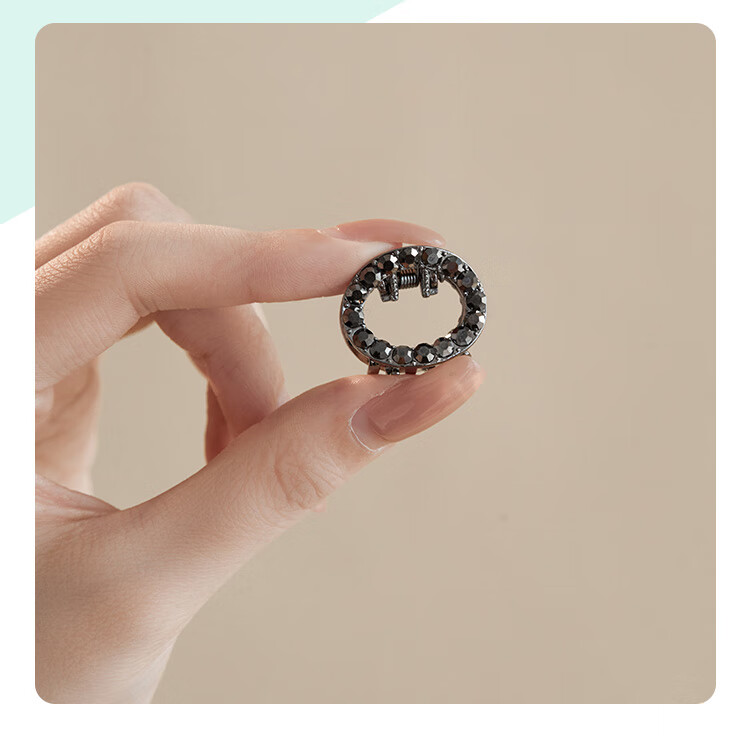 CHIMERA Korean-Style Small Hair Claw, Hair Accessory, Hollow Rhinestone Hair Clip, Bangs Side Clip, Hair Claw, Birthday Gift for Wome 8
