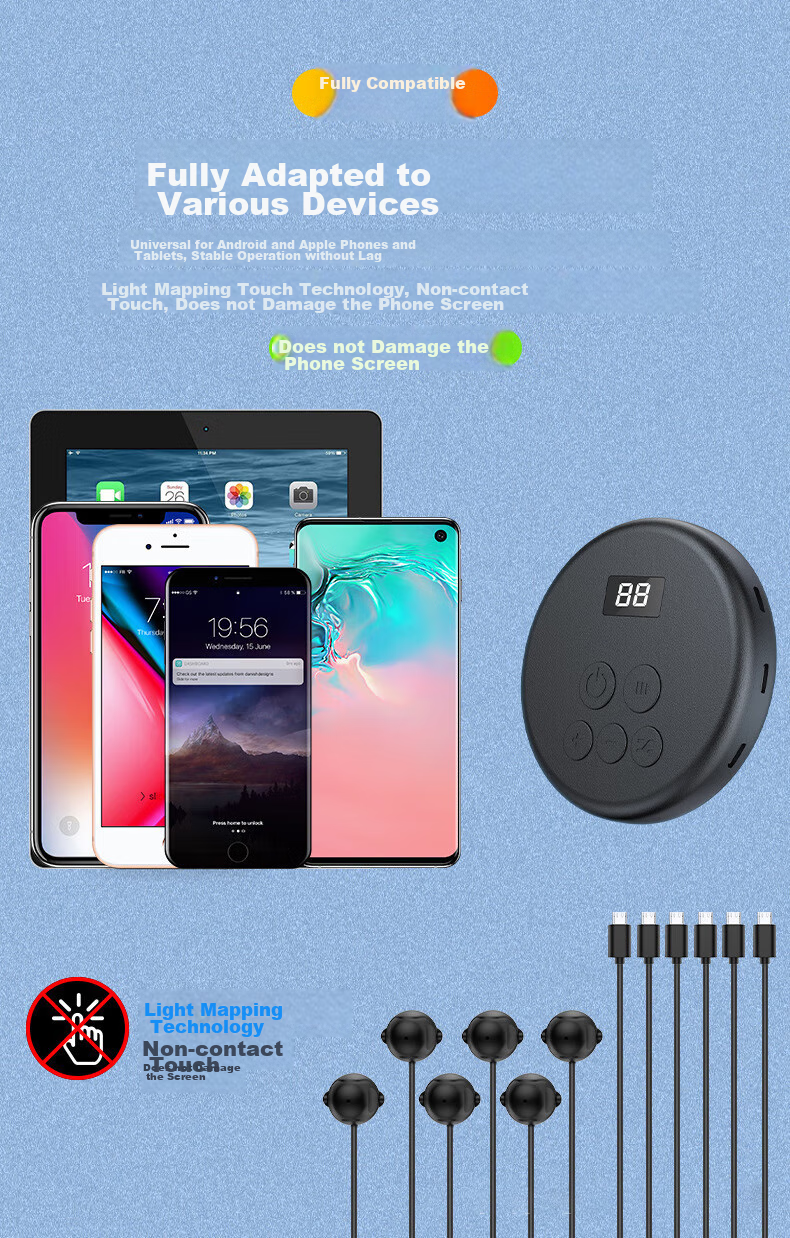 LinkStone Clicker, Automatic Clicker for Mobile Screens, Single-Ticket Grabber for Red Envelopes, Popular TikTok Hack, Physical Tablet for PUBG [No Console Required] 13