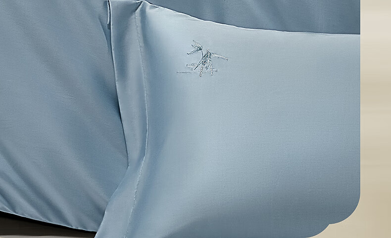 Bailisi Shuixing Jiafang Brand Four-Piece Bedding Set, Pure Cotton Bedsheet, Duvet Cover, Quilt, 100% Cotton, 60-Count Long-Staple Cotton, High-End Luxury, for 1.8m Bed 3
