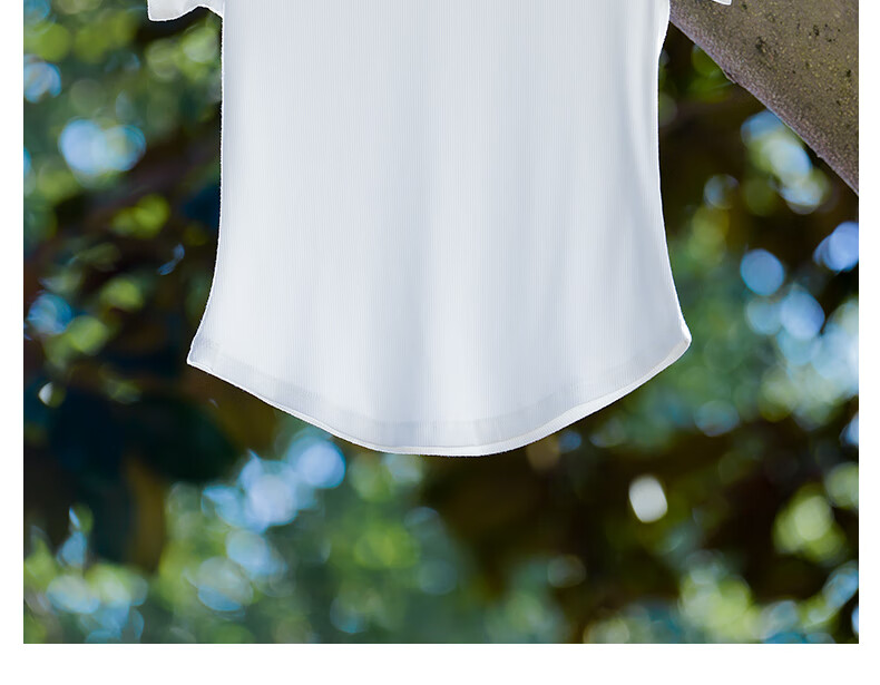 MONTAGUT Modal Cotton Undershirt for Women, Slim-Fit Thin Short-Sleeve White Top, Stylish Basic Base Layer for Autum 30