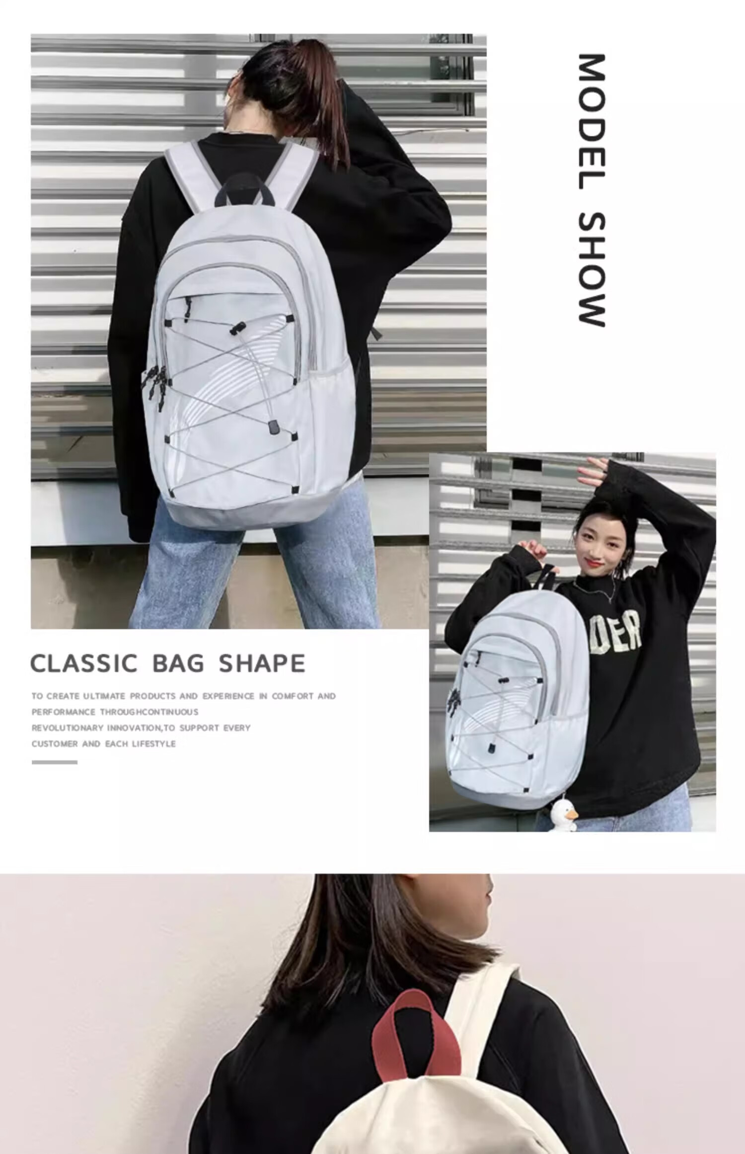Li-Ning Backpack, Large Capacity School Bag for Men, Middle School High School College Students, Basketball Travel Outdoor Sports Backpack for Wome 6