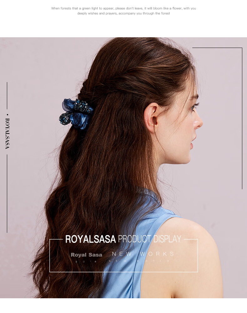 Royal Sasa Hair Accessories, Hair Ties, Beaded Headbands, Handmade Hair Ornaments, Hair Elastics, Braids, And Scrunchies 7
