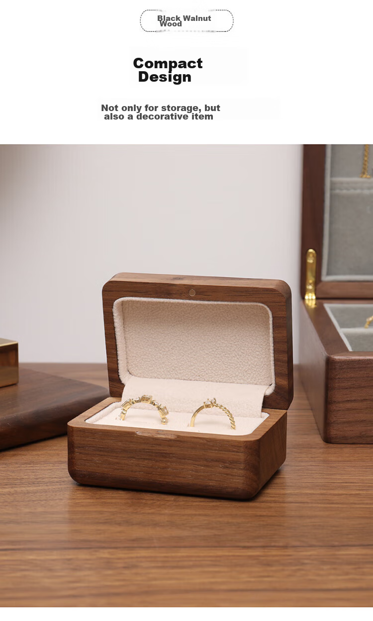 Fanyejia Vintage Jewelry Storage Box, High-Quality Cork, Compact And Portable, for Travel Earrings, Rings, Bracelets, Accessories, 520 Gift 20