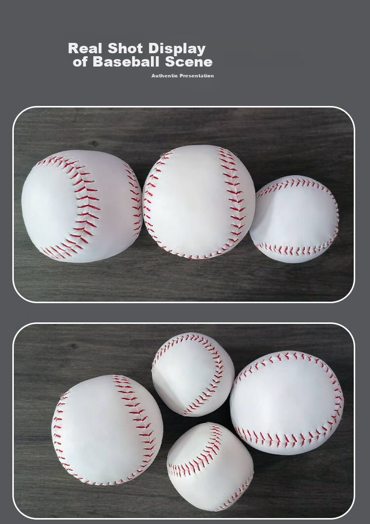 Huashimeng 10-Inch Soft Baseball for Primary And Secondary School Students' Training, Exams, Solid Hard Baseball for Middle School Entrance Exam, Baseball for Competition Training And Throwing 8