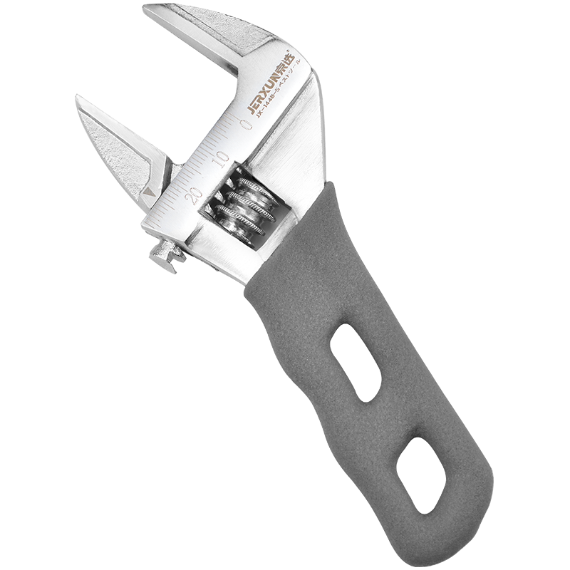 JERXUN Adjustable Wrench, Mini Short Handle, Wide Opening, Multi-Functional, Adjustable Spanner, Plumbing Pliers, Adjustable Wrench