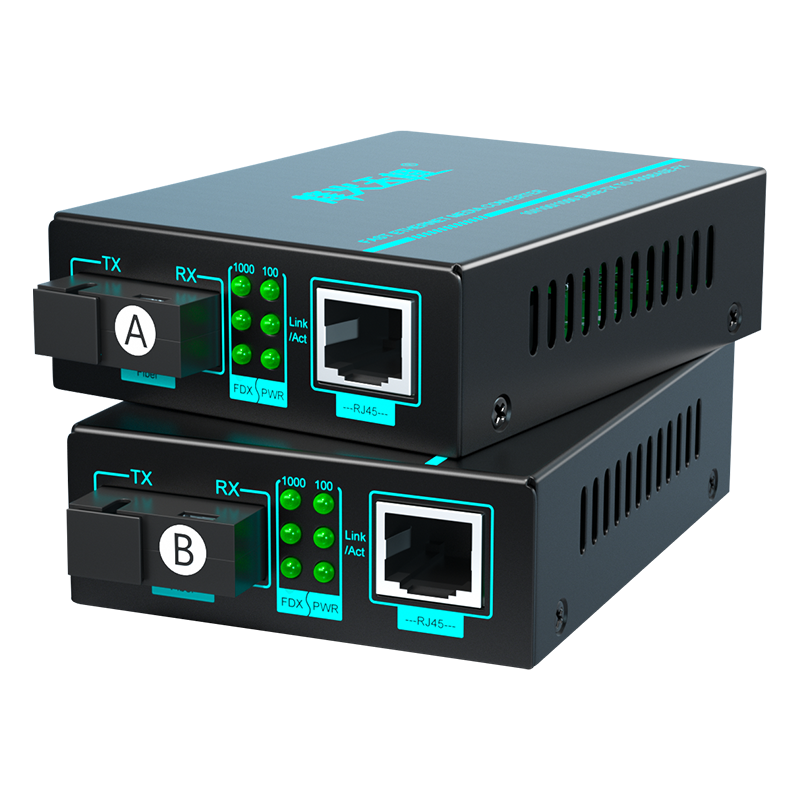 FiberHome Tiancheng FastPass SC Gigabit Single-Mode Single-Fiber Transceiver 15KM Optical-Electrical Converter Monitoring Network FH-MXX-MC59-SC/15W-AB