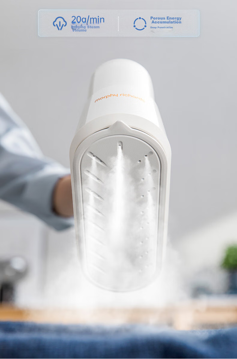 Morphyrichards Handheld Garment Steamer, 20g/min Water Tank Capacity 100ml, Steam Iron for Home Use, Clothing Care Machine, Portable Travel Garment Steamer MR2033 6