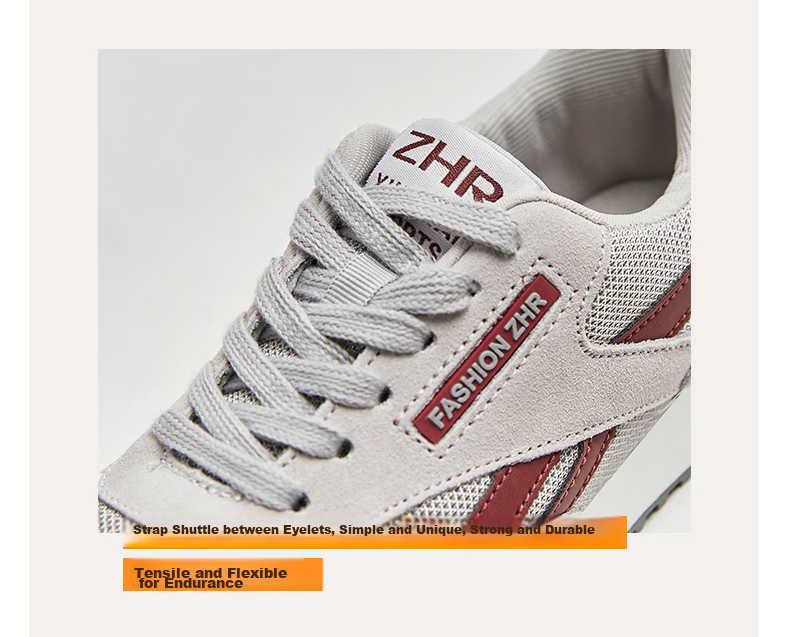 ZHR Women's Casual Shoes, Selected Cowhide Comfortable Versatile Women's Shoes, Classic INS Trendy Color-Block Sneakers for Women, Korean-Style Fashionable Lightweight Breathable Shoes for Women, AK60, Dark Gray, Size 38 10