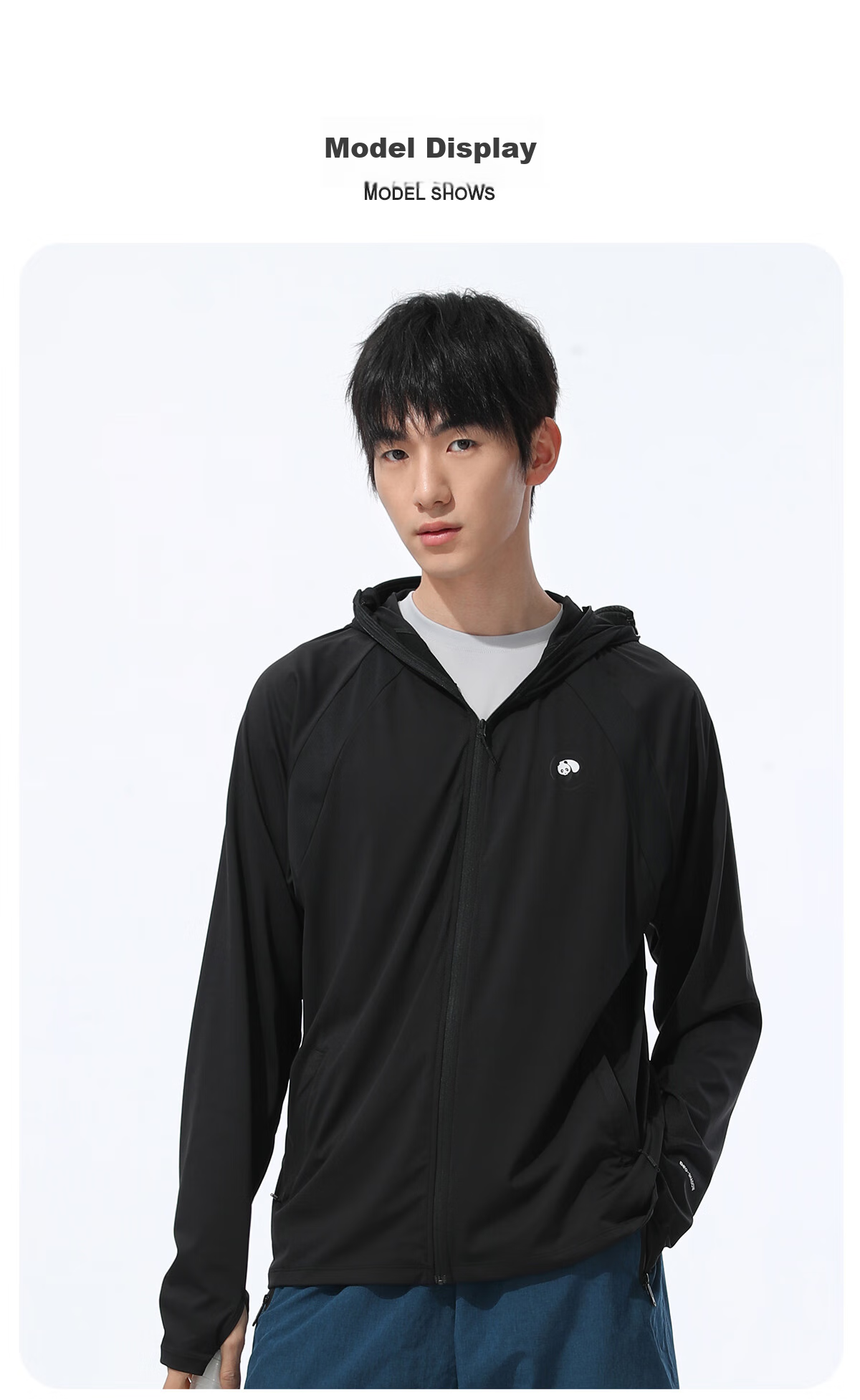CAMEL [Panda Collaboration], Cool White Outdoor Sun Protection Clothing for Men And Women, UV-Resistant Ice-Cool Sun Protection Garment 31