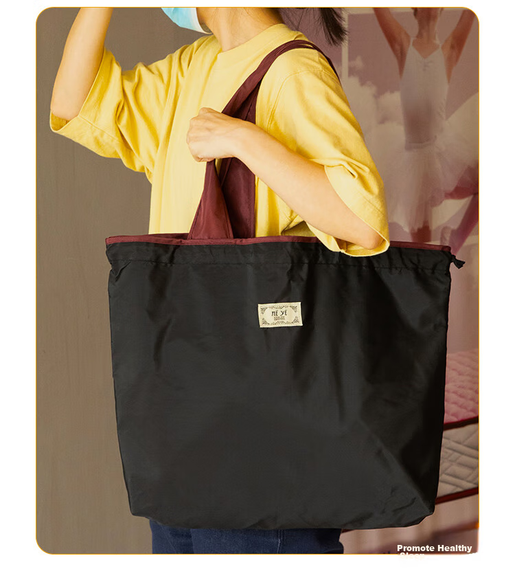 Banzheni Shopping Bag, Large Capacity, Foldable, Portable for Travel, Eco-Friendly, Grocery Bag, Thickened, Handheld, Waterproof Canvas Bag 10
