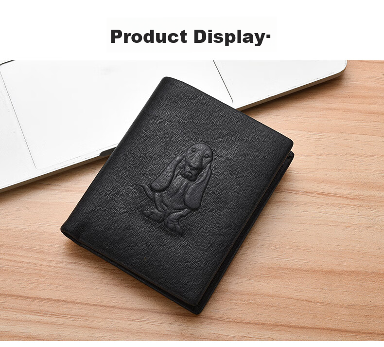Hush Puppies Wallet, Men's Top-Grain Leather Genuine Short Casual Simple Wallet, Gift Box Set, Birthday Gift for Boyfriend 12
