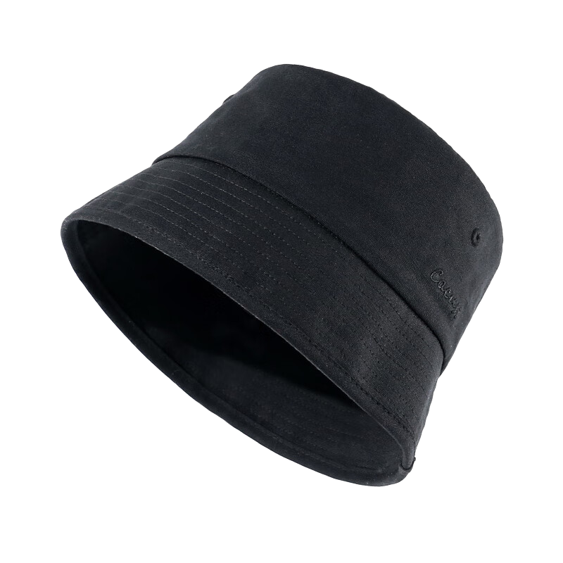 CACUSS Women's Spring And Autumn Sun Hat, Outdoor Cycling UV Protection Sun Hat, Fishing Bucket Hat, Black Medium