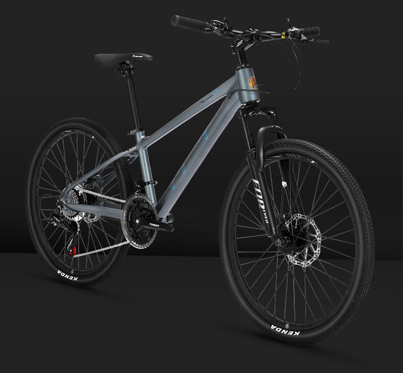FOREVER Mountain Bike, 26-Inch Shimano, 27-Speed, Aluminum Frame, for Men And Women, Adult And Student Use, City And Off-Road Cycling, Gray Color 27