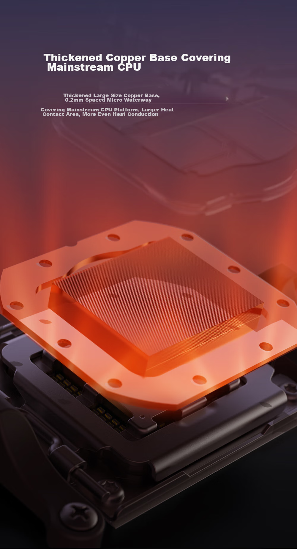 ID-COOLING (Kuren) All-In CPU Liquid Cooler, 120mm Computer Water Cooling, ARGB RGB Fan, Compatible with LGA1200/1700/AM4/AM5, FX120 ARGB 2