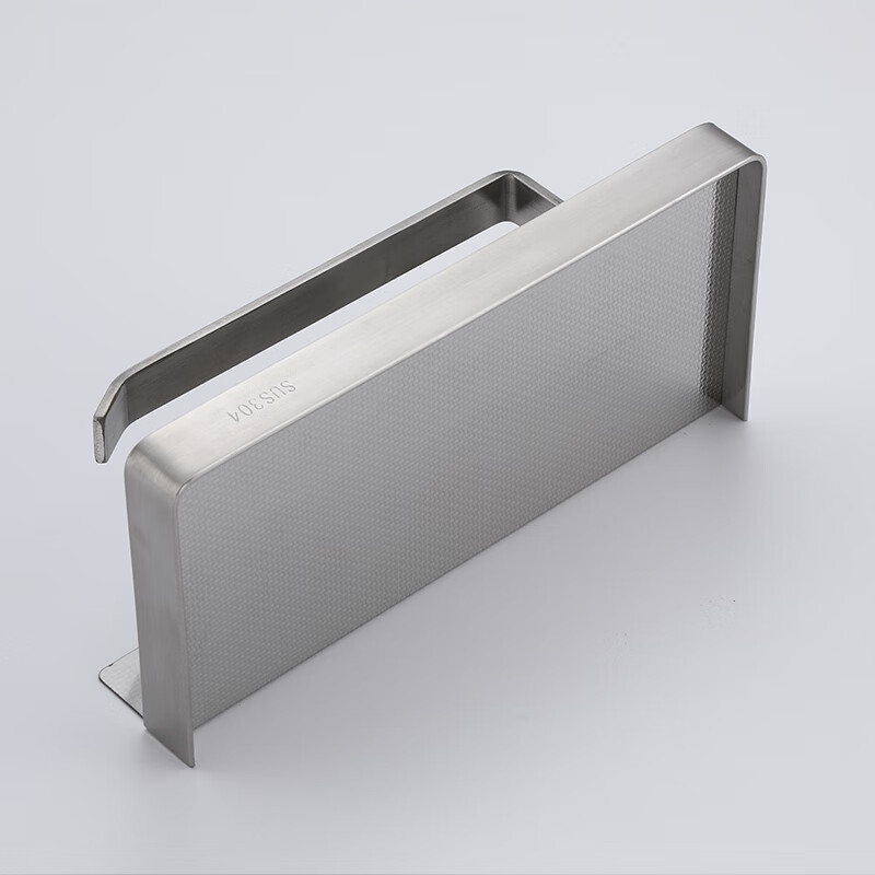 Huxiansen Toilet Paper Holder, No Drilling Required, 304 Stainless Steel, Wall-Mounted Roll Paper Rack with Storage Shelf for Bathroom 8