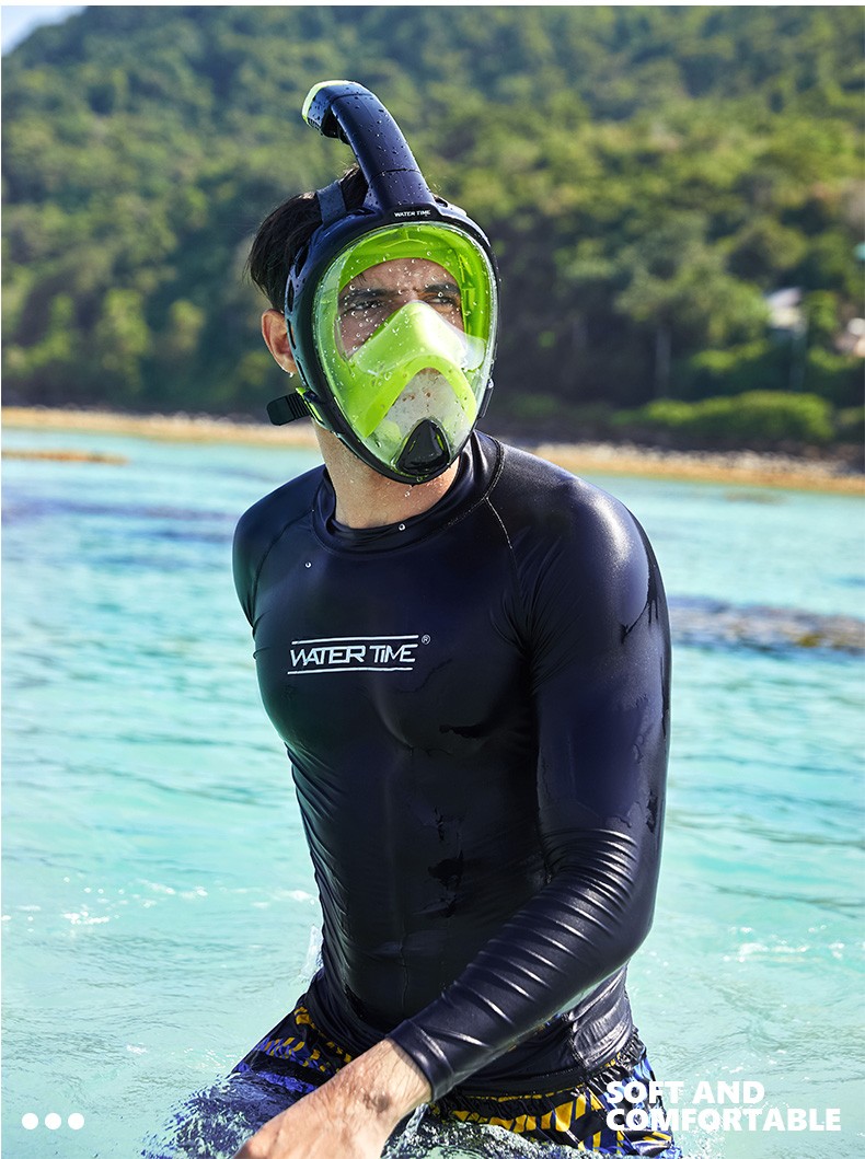 WATERTIME/Shuichuan Diving Mask, Full Dry Snorkel Tube, Swimming And Diving Equipment for Children And Adults 18