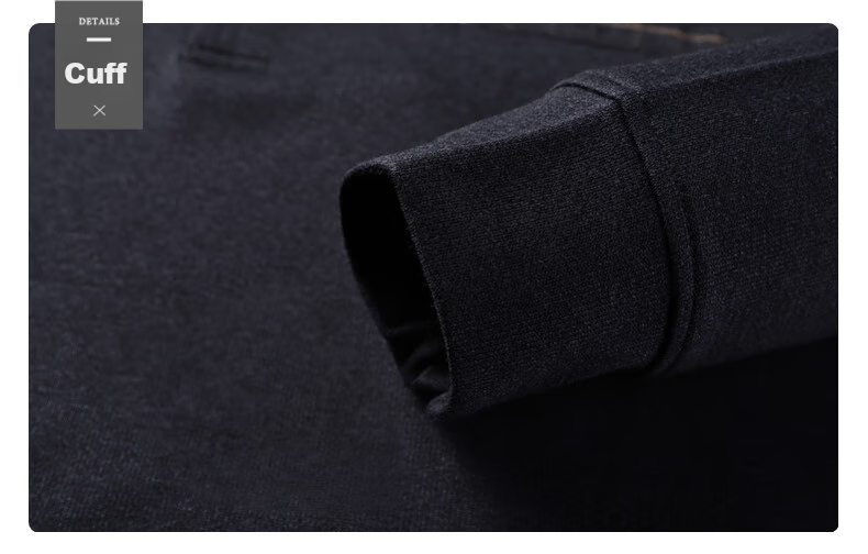 Baocaiyang Middle-Aged And Elderly Long-Sleeve T-Shirt for Men, Spring And Autumn Dad's Wear, Loose Casual Polo Undershirt, Elderly Grandfather's Top Clothing 19