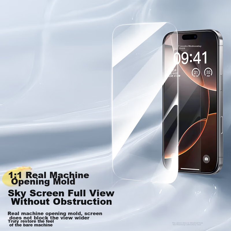 Защитное стекло PISEN для iPhone 16/15, полноэкранное, противоударное, антиотпечатки, 2 шт.