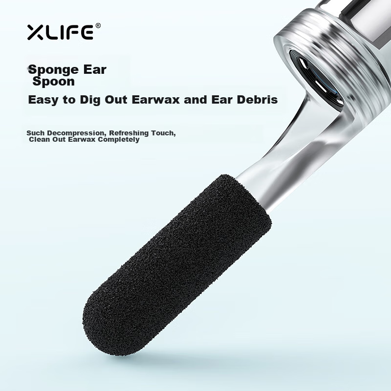 Xlife Visual Ear Pick, Ear Cleaning Device, Ear Spoon, Hair Removal Tool, Ear Cleaning Stick Accessories, Replacement Head 3