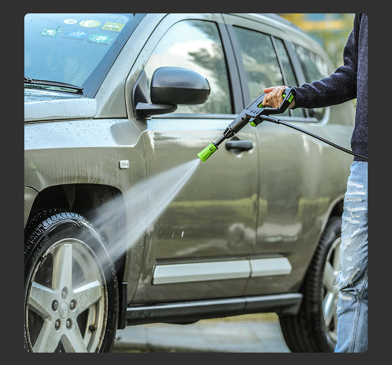 lutian家用洗车机高压清洗机洗车洗车水枪感应电机洗车泵庭院清洗220v