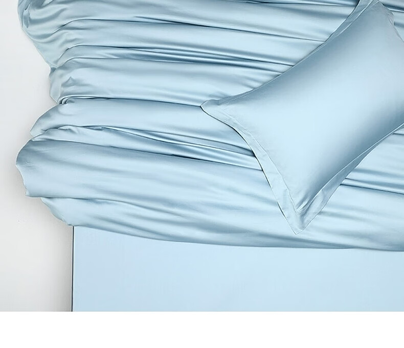 Shuixingjiafang Cotton Bed Sheet, 100% Pure Cotton, 60-Count Long-Staple Cotton, Satin Bedspread, Single Piece Bed Cover, Dust-Proof Mattress Cover, 180x200 14